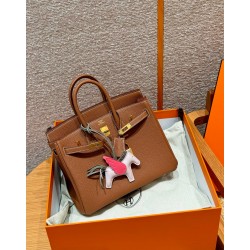 에르메스 Hermes Birkin 25cm Togo 37 Gold and 93 Orange/gold