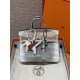 에르메스 Hermes Birkin 25cm Lizard 1B Ombre/silver