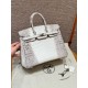 에르메스 Hermes Birkin 25cm Niloticus Himalaya/silver