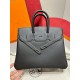 에르메스 Hermes Birkin 25cm Shadow Swift 89 Noir