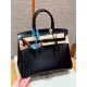 에르메스 Hermes Birkin 30cm Box 89 Noir/noir