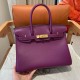 에르메스 Hermes Birkin 30cm Swift P9 Anemone/gold