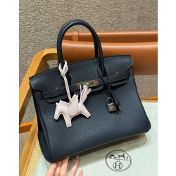 에르메스 Hermes Birkin 30cm Togo 2Z Blue nuit/silver