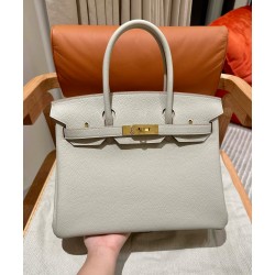 에르메스 Hermes Birkin 30cm Togo 8L Beton/gold