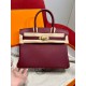 에르메스 Hermes Birkin 30cm Togo 57 Bordeaux/gold