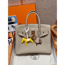 에르메스 Hermes Birkin 30cm Togo 81 Girs Tourterlle/Rose gold