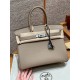 에르메스 Hermes Birkin 30cm Togo 81 Girs Tourterlle/silver