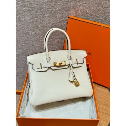 에르메스 Hermes Birkin 30cm Togo i2 Nata/gold