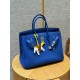 에르메스 Hermes Birkin 35cm Togo 7T Blue electric/silver