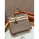 에르메스 Hermes Birkin 35cm Togo 18 Etoupe/silver