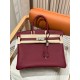 에르메스 Hermes Birkin 35cm Togo 57 Bordeaux/silver