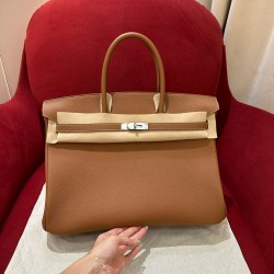 에르메스 Hermes Birkin 40cm Togo 37 gold/silver