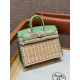 에르메스 Hermes Birkin Picnic 25cm Swift 3i Vert Criquet/silver