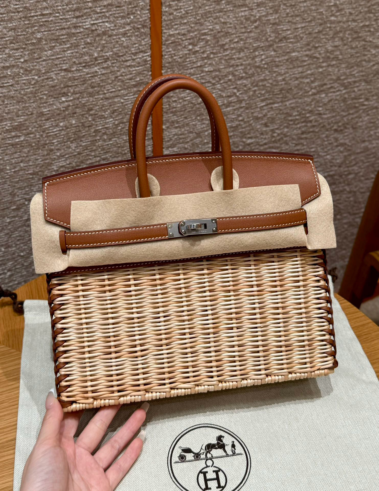 에르메스 Hermes Birkin Picnic 25cm Swift 37 Gold/silver