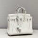 에르메스 Hermes Brikin 25cm Togo 8L beton/silver