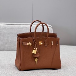 에르메스 Hermes Brikin 25cm Togo 37 Gold/gold