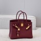 에르메스 Hermes Brikin 30cm Germany Leather 55 Rouge H/gold