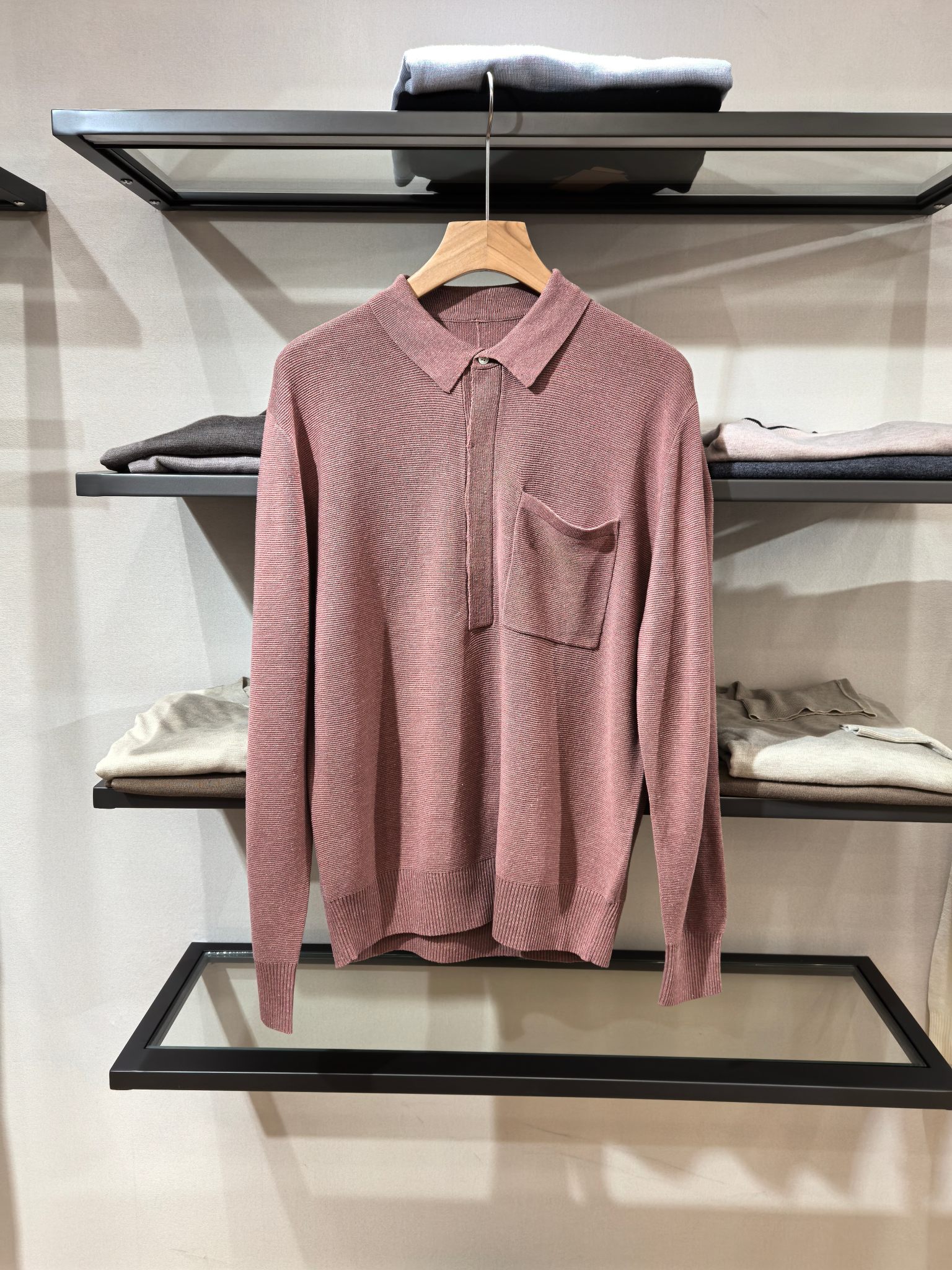 제냐 Zegna 긴팔 티셔츠