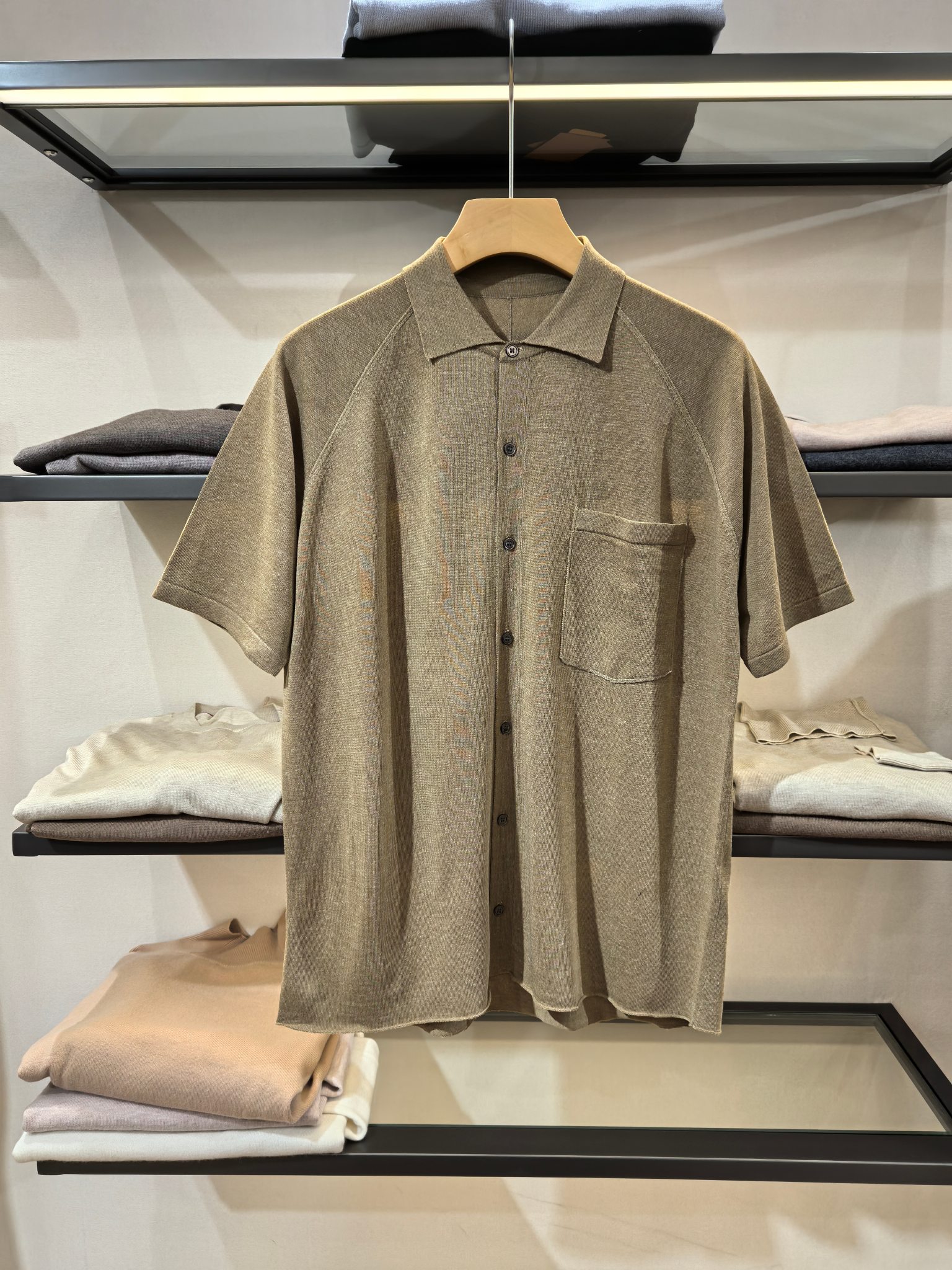 제냐 Zegna 반팔 셔츠