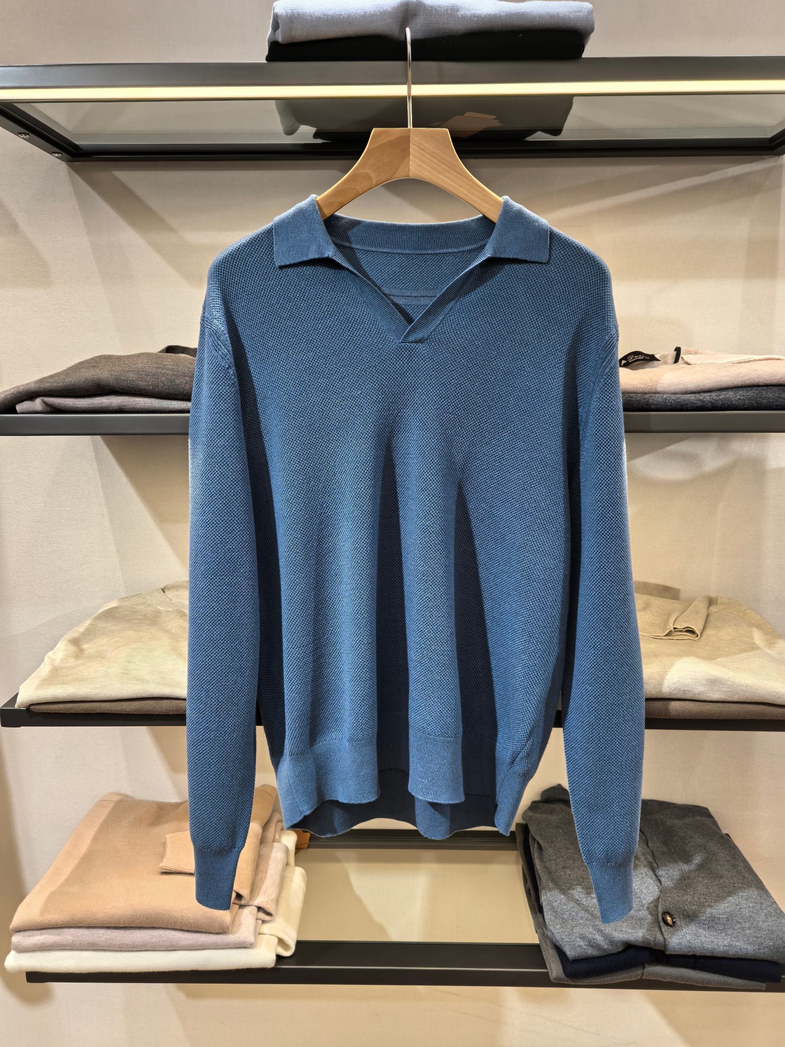 제냐 Zegna 긴팔 티셔츠