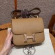 에르메스 Hermes Constance 19cm chèvre OM chai/Rose gold