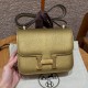 에르메스 Hermes Constance 19cm chèvre Y9 Dorè/gold