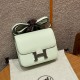 에르메스 Hermes Constance 19cm Epsom 0S Vert Fizz/silver