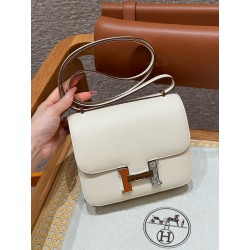 에르메스 Hermes Constance 19cm Epsom i2 Nata/silver