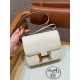 에르메스 Hermes Constance 19cm Epsom i2 Nata/silver