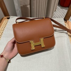 에르메스 Hermes Constance 19cm Swift 37 Gold/gold