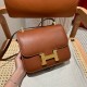 에르메스 Hermes Constance 24cm Barenia Fauboug 37 Gold/gold