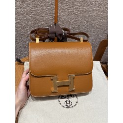 에르메스 Hermes Constance 24cm chèvre 37 Gold/gold