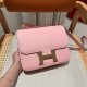 에르메스 Hermes Constance 24cm Epsom 3Q Rose Sakura/gold