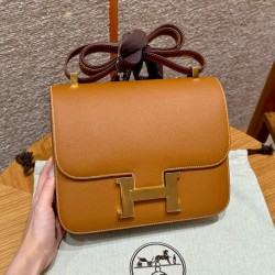 에르메스 Hermes Constance 24cm Epsom 37 Gold/gold