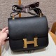 에르메스 Hermes Constance 24cm Epsom 89 Noir/gold