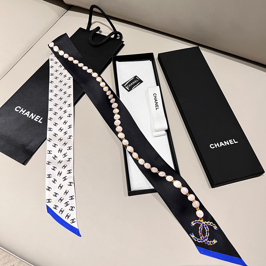 샤넬 CHANEL 실크 트윌리 120×6CM