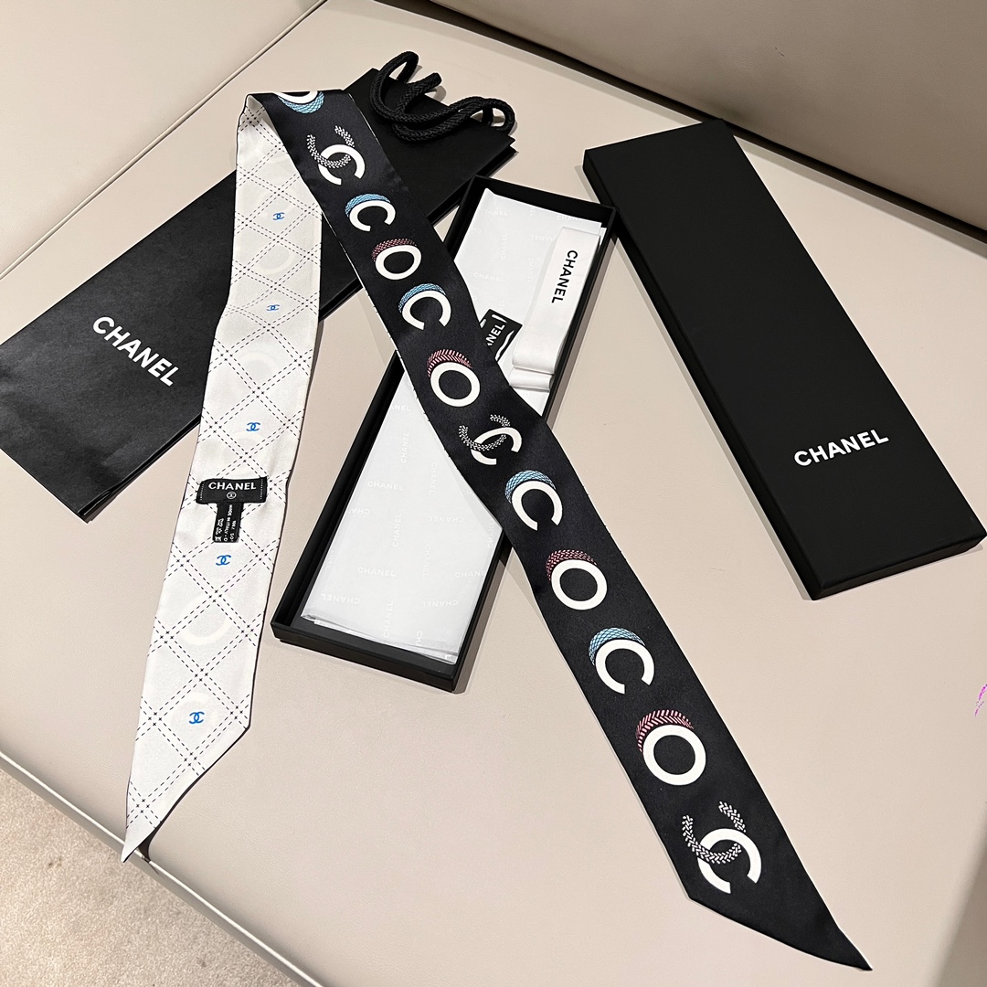 샤넬 CHANEL 실크 트윌리 120×6CM