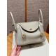 에르메스 Hermes Lindy 26cm Clemence 8L Beton/gold