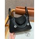 에르메스 Hermes Lindy 30cm Clemence 89 Noir/silver