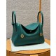 에르메스 Hermes Lindy 30cm Clemence Z6 Malachite/gold