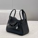 에르메스 Hermes Lindy 26cm Evercolor 89 Noir/silver