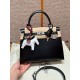 에르메스 Hermes Kelly 25cm Box 89 Noir/silver