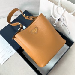 프라다 Prada 1BE080 Soft Grain 버킷 백 22.5CM