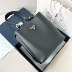 프라다 Prada 1BE080 Soft Grain 버킷 백 22.5CM