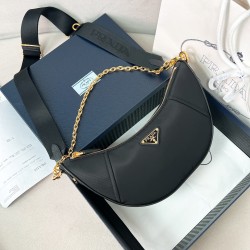 프라다 Prada 1BH222 Demi-lune 크로스 백 30CM