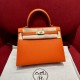 에르메스 Hermes Kelly 25cm Epsom 93 Orange/gold