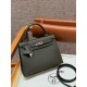 에르메스 Hermes Kelly 25cm Epsom C6 Vert Gris/silver