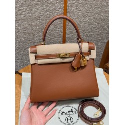 에르메스 Hermes Kelly 25cm Swift 37 Gold/gold