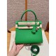 에르메스 Hermes Kelly 25cm Togo 1K Bambou/silver