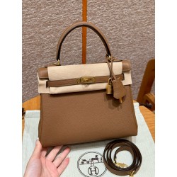 에르메스 Hermes Kelly 25cm Togo 3G Alezan/gold